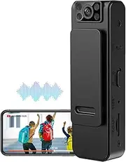 2023 New HD 1080P Noise Reduction Camera | Wearable Video Recorder | Body Cameras with Audio and Video Recording | 1080P Body Worn Camera with 180° Adjustment, Portable Camera for 4K Recording