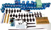 111 Pc Techniks CAT 40 CNC Mill Tooling Kit-Haas,Fadal-Pull Stud,Endmill Holder