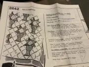 Vase of Flowers Quilt, Vintage Scrap Quilt Pattern/Instructions