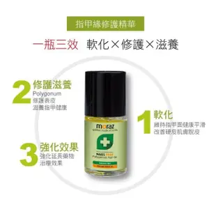 【Moraz 茉娜姿】指甲緣修護精華14ml