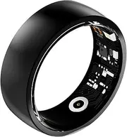 Smart Ring with NO Subscription App Wearable Tech Rings for Men Women Fitness Step Tracker with Charging Case Health Rings for Heart Rate Sleep Monitor(Black,22)