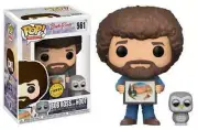 The Joy of Painting - Bob Ross and Hoot (Chase Edition) Pop! Vinyl Figure NEW