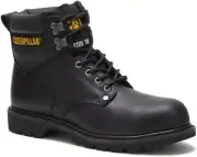 Cat Footwear Men's Second Shift Steel Toe Construction Boot Black Size 9.5