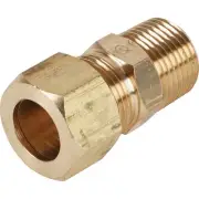 Do it 1/2 In. x 3/8 In. Brass Male Union Compression Adapter 458374 SIM Supply,