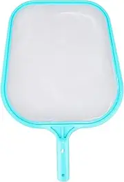 Pool Net Cyan Quick Cleaning Lightweight Nylon Material Plastic Structure Pool Skimmer Leaf Net for Swimming Pools Hot Tubs Fountains