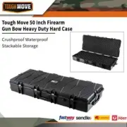 Tough Move 50 Inch Firearm Gun Bow Heavy Duty Hard Case - Crushproof Waterproof