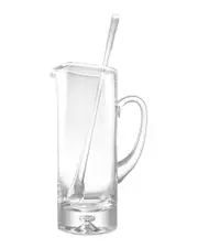 Barski Glass Pitcher with Handle/Stirrer