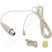skin color clip-on clips lapel lavalier microphone for MiPro wireless mic system