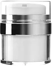Cream Jar Vacuum Bottle, Airless Pump Jar Empty Refillable Travel Cream Bottle, Portable Lotions Creams Container, Moisturiser Pump Dispenser for Home Travel