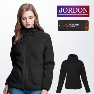 【JORDON 橋登】POLARTEC Classic 200女款刷毛保暖外套(726 咖啡)