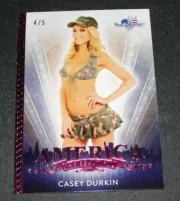 2017 Benchwarmer CASEY DURKIN America the Beautiful #114 Pink/5 Dukes of Hazzard