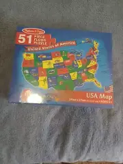 Melissa & Doug 51 Piece Floor Puzzle New In Box Sealed