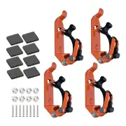 Shovel Mount for Roof Rack and Wall, Metal Rubber Clamp Mounting Kit, 4993