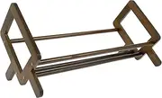 Desktop Book Shelf Organizer,Desktop Bookcase,Small Desktop Bookshelf,Mini Desktop Bookshelf,Desk Bookshelf,Small Tabletop Bookcase,Wooden Tabletop Bookshelf for CDs Magazine Books Home Office (Brown)