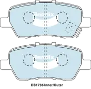 Bendix General CT Rear Brake Pad Set for Honda MDX YD, YD1 3.5L J35A5 Petrol 200 (for: Honda)