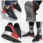 [GY6162] Adidas Mens NMD_R1 V2 Boost Lifestyle Shoes Black/Red/Blue