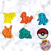 Pokmon Cookie Cutters & Embossers