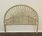 Rattan Cane King Single Bedhead