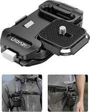 ULANZI UKA07 Camera Shoulder Strap Mount Quick Release Kit, Compatible w Uka & F38 QR Plates, for Sony, Nikon, Fuji, DSLR Action Cam Mount, Bearable Load up to 10kg