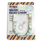 PuKu Magic Bead Chain Baby Pacifier / Dummy / Soother Clip Flower