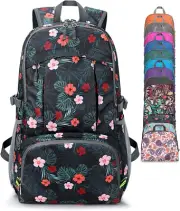 40L Lightweight Packable Hiking Backpack, Waterproof Travel Daypack