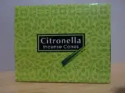 Citronella Incense Cones 1 Box of 10 Kamini Free Post AU