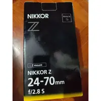 在飛比找蝦皮購物優惠-NIKON NIKKOR Z 24-70mm f/2.8s 