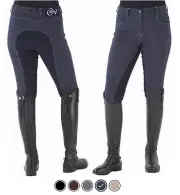 Ovation Ladies SoftFlex Mid rise Classic Full Seat Breeches - 469691(Var. Sizes)