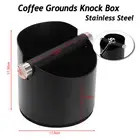 Coffee Grounds Knock Box with Detachable Knock Bar Kitchen Cafe Bin Waste Bucket