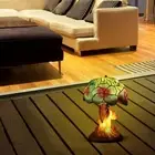 1*Colored Resin Flower Mushroom Series Table Lamp 5.9 Inch Table Lamp Night Lamp