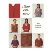 NWT Tully Myers Barnette Classic Elite Yarn 891 Imagine Sweater Knitting Pattern