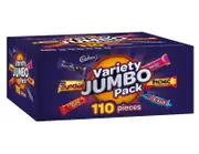 Cadbury Chocolate Variety Jumbo Pack 110 Pack