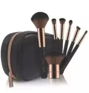 Nude By Nature Make Up Brush Set With Case BNWT