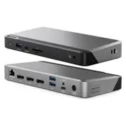 Alogic DUPRDX3-WW DX3 Triple 4K Display Universal Docking Station with 100W Power Delivery