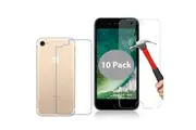 x10 Tempered Glass Screen Protector for Apple iPhone SE 2022 Front and Back Film