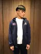 美國百分百【全新真品】 Tommy Hilfiger 經典款 TH 棉質 連帽 外套 夾克 男款 灰/藍色 AL74