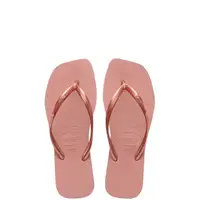 在飛比找momo購物網優惠-【havaianas 哈瓦仕】SLIM SQUARE 粉色(