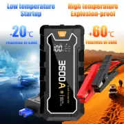 Car Battery Jumper Starter 3500A 8000mAh Peak Car Jump Start Pack Portable 12V