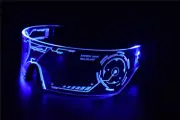 Cyberpunk Goggles LED Tron Visor Glasses Perfect For Cosplay Festivals Halloween