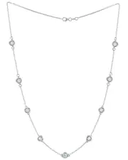 Diana M. 14K 2.50 ct. tw. Diamond Station Necklace