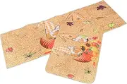 Welcome Mat Thanksgiving Faceless Doll Printing Door Mat Non-Slip Home Floor Mat Set of 2