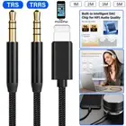 Aux Cable For iPhone To 3.5mm Active Car Headphone Jack Male Stereo Audio Cord