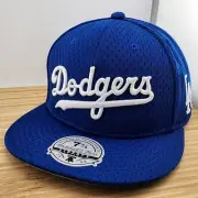 Los Angeles Dodgers Fitted Hat, Mitchell & Ness, Jersey Style, Cooperstown 7 3/4