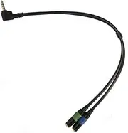 Headset Buddy Line-level Audio Input Plus Headphone Output Adapter for iPhone & Android Smartphones (Mic-Line-Plus)