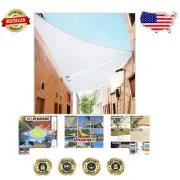 Water-Resistant Triangle Shade Sail - Stylish 10' x 15' x 18' Canopy for Events