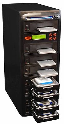 Systor 1:7 SATA 2.5" 3.5" SSD HDD Hard Drive Duplicator & Sanitizer - 9GB/Min