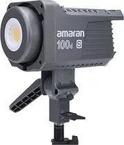 Aputure Amaran 100d S COB Light 100W Ultra-High SSI Daylight Bowens Mount Point-Source LED, 5600K, Bluetooth App Control Built-in 8 Lighting Effects DC/AC Power Supply