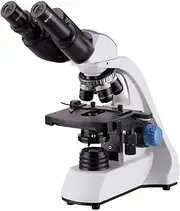 40X-2000X LED Binocular Compound Microscope with 3D Double-Layer Mechanical Stage