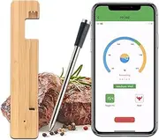 Meat Thermometer Smart Cordless with Ultra-Thin Probe, 200m Range Waterproof Kitchen Gadgets for Cooking Steak Turkey Beef Lamb, Food BBQ Grill Oven Smoker Air Fryer Rotisserie