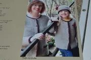 Black Purl Knitting Pattern: Heidi & Jo cardigan hat Sweater 2 yrs to adult XL